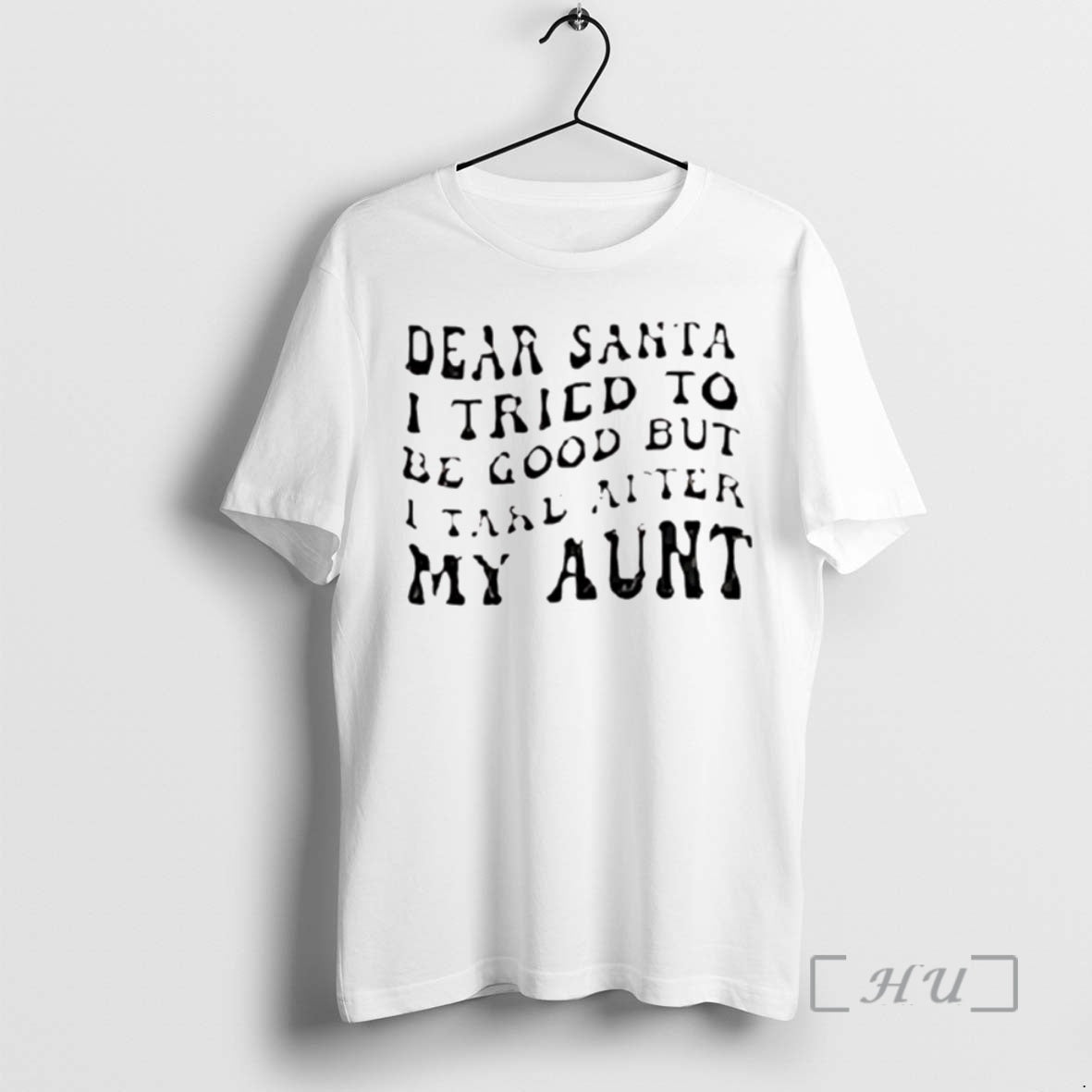 Officials Dear Santa I Tried To Be Good But I Take After My Aunt Christmas Shirt Hoodie Sweatshirt | PurePodTees.com
