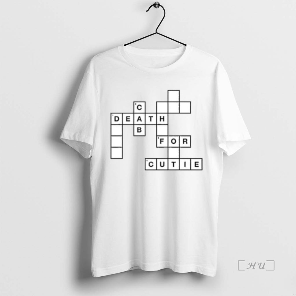 Officials Death Cab For Cutie Crossword Circle White Shirt Hoodie Sweatshirt | PurePodTees.com