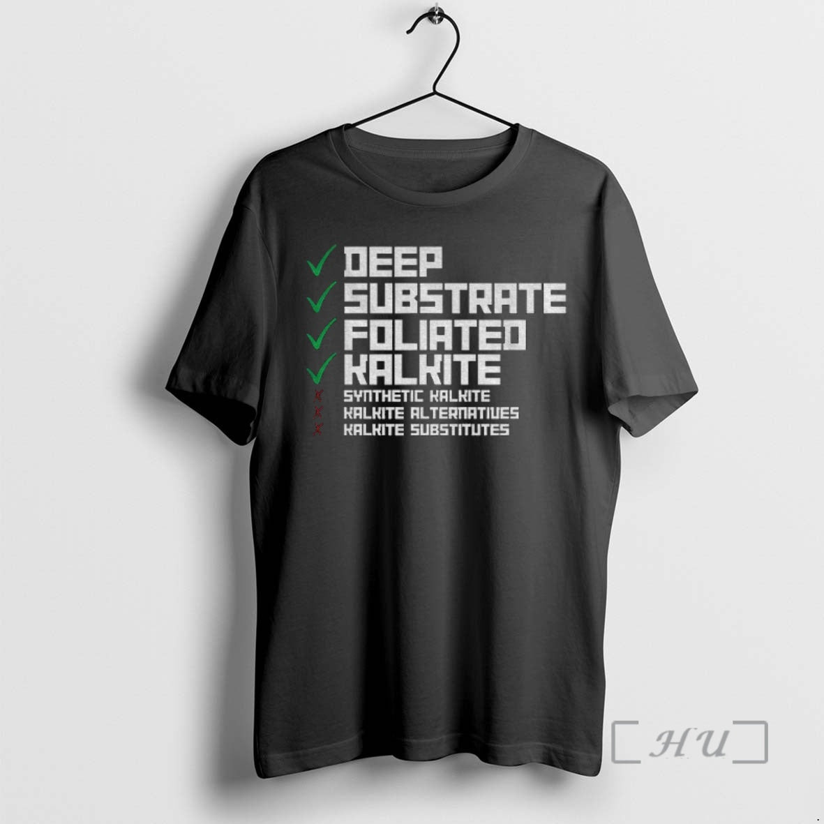 Officials Deep Substrate Foliated Kalkite Andor Synthetic Halkte Halkte Al Ternatiues Halhite Substitutes Premium Shirt...