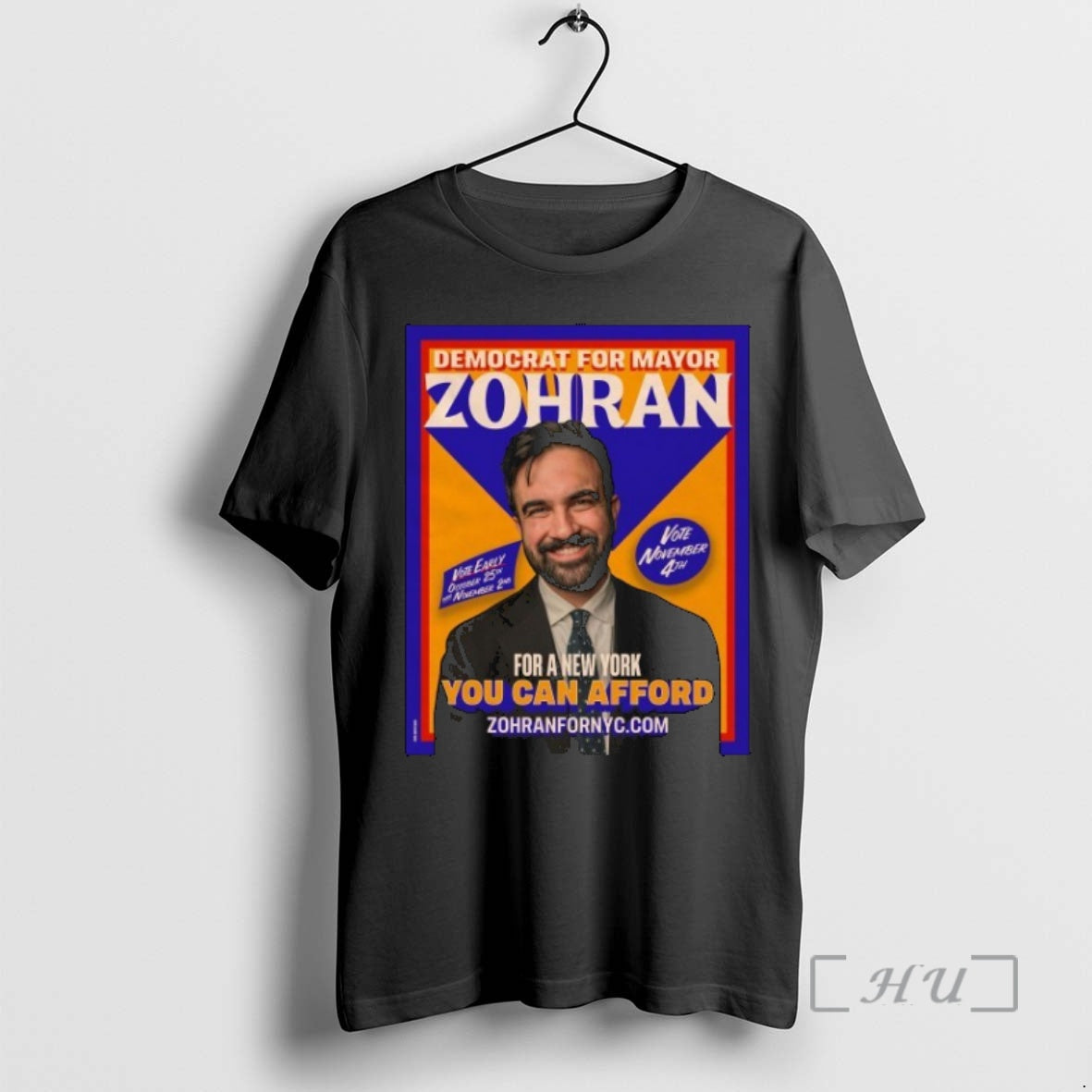 Officials Democrat For Mayor Zohran Mamdani For A New York You Can Afford Vote Early Shirt Hoodie Sweatshirt