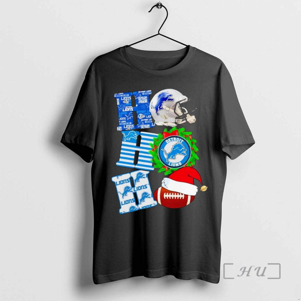 Officials Detroit Lions Ho Ho Ho Christmas Shirt Hoodie Sweatshirt | PurePodTees.com