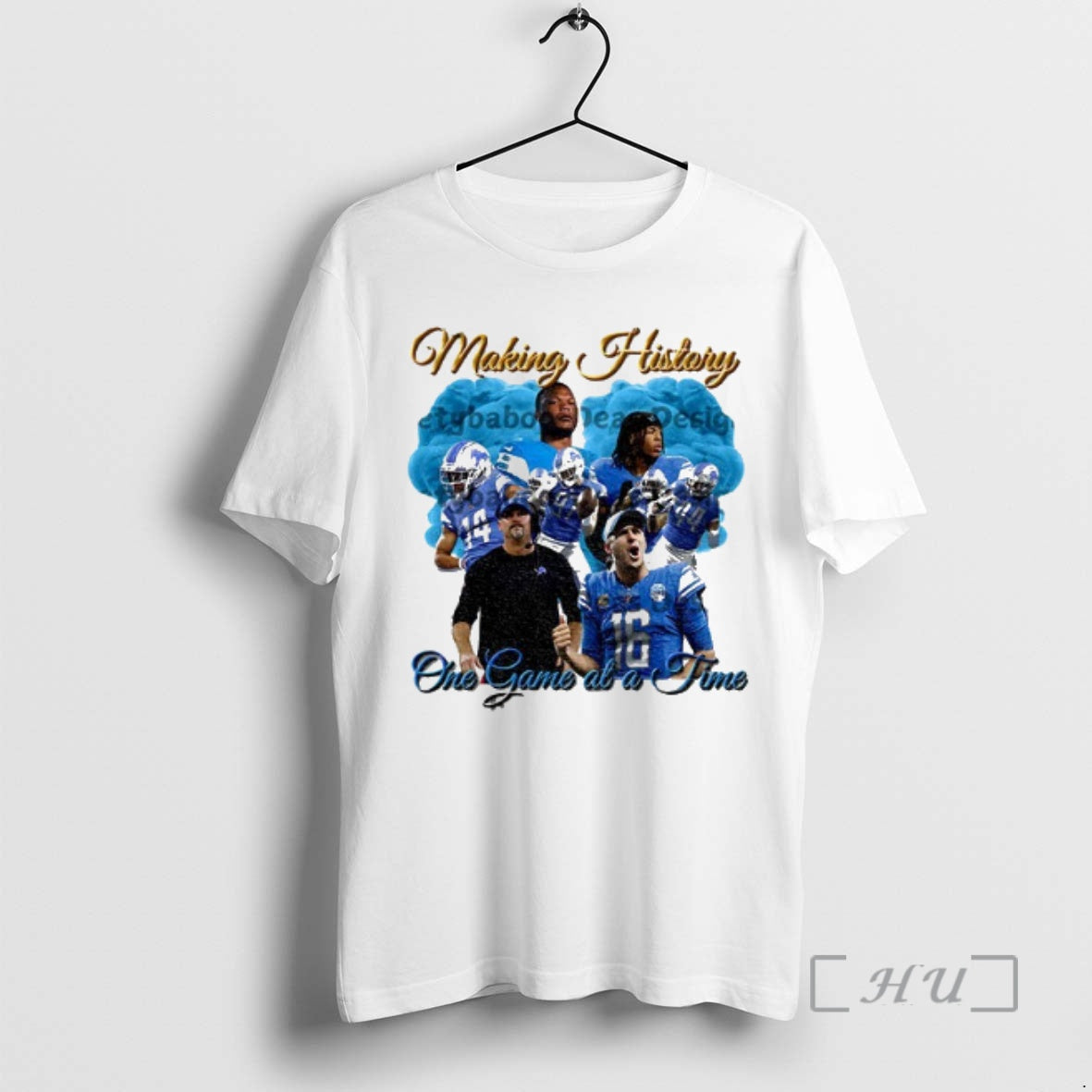 Officials Detroit Lions Making History One Game At A Time Shirt Hoodie Sweatshirt | PurePodTees.com