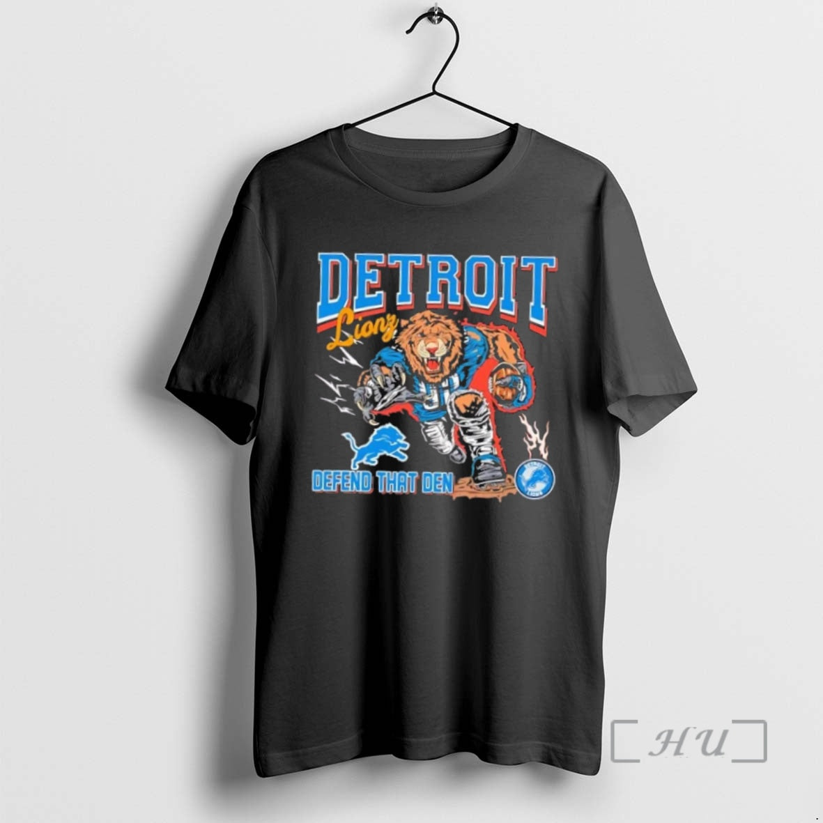 Officials Detroit Lions Mascot Defend That Den Graphic Shirt Hoodie Sweatshirt | PurePodTees.com