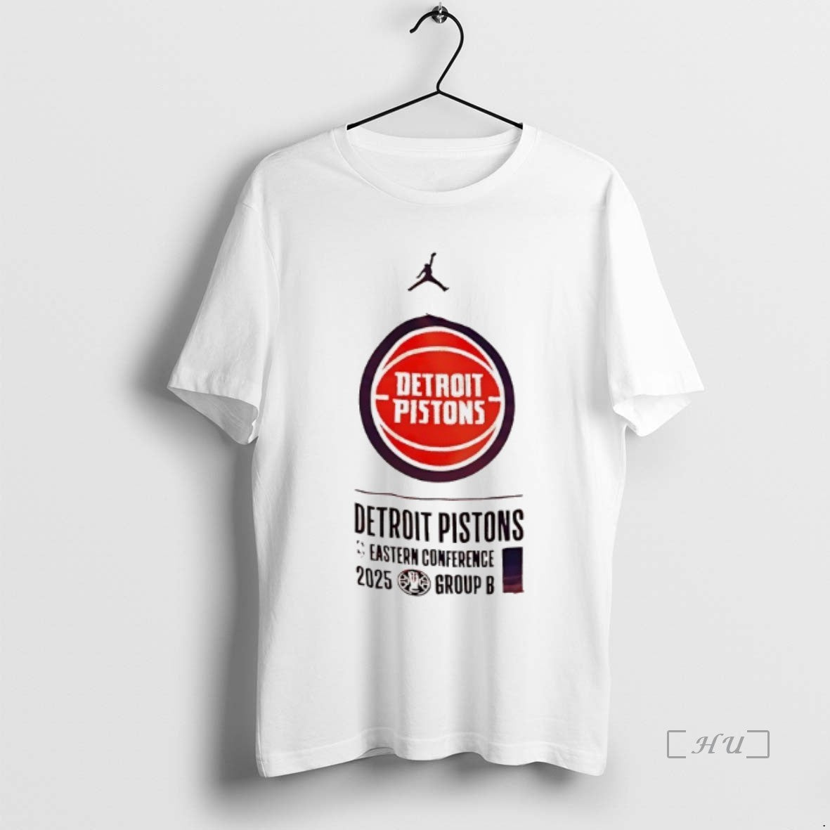 Officials Detroit Pistons Eastern Conference 2025 Group B Shirt Hoodie Sweatshirt | PurePodTees.com