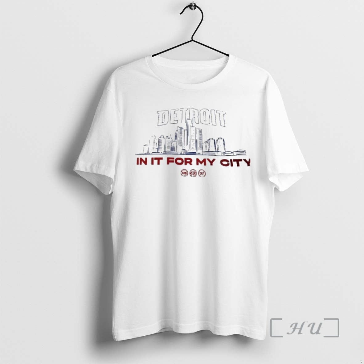 Officials Detroit Skyline In It For My City Shirt Hoodie Sweatshirt | PurePodTees.com