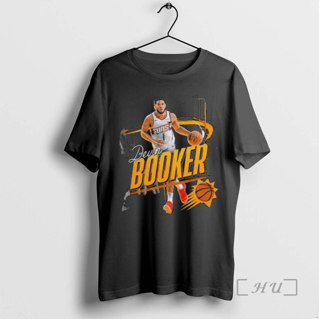 Officials Devin Booker Phoenix Suns Legacy Circle Black Shirt Hoodie Sweatshirt | PurePodTees.com