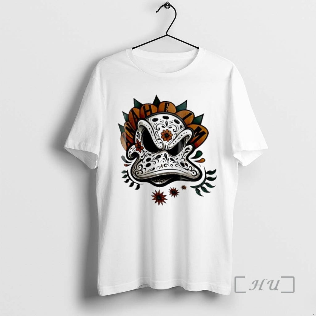 Officials Dia De Los Muertos X Anaheim Ducks Big Face Shirt Hoodie Sweatshirt | PurePodTees.com
