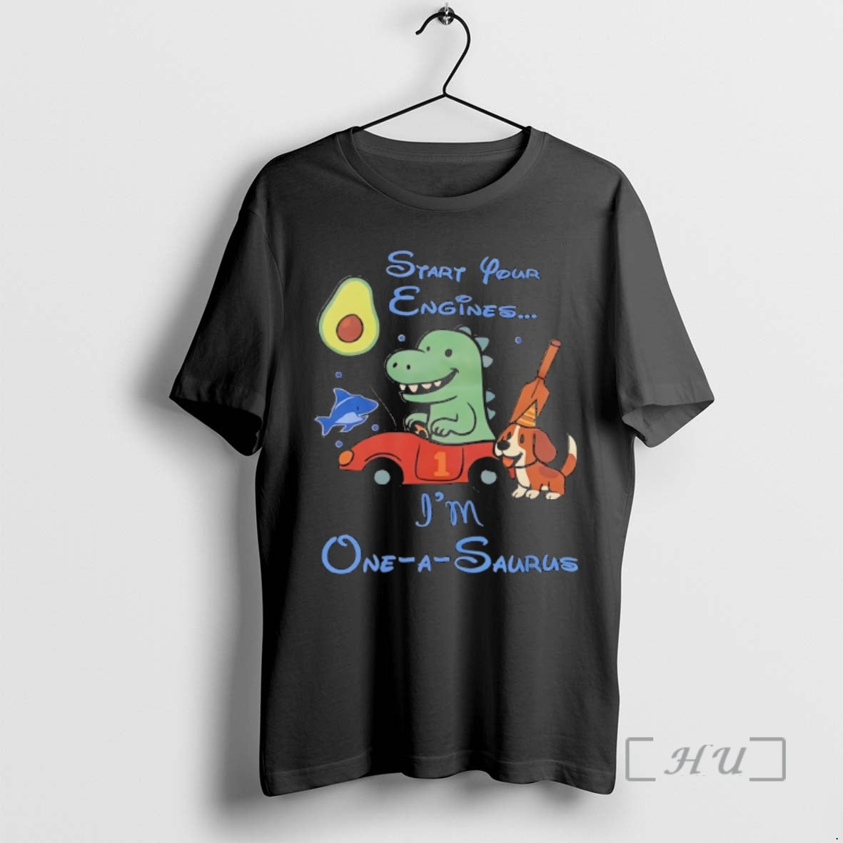 Officials Dinosaur Start Your Engines Im One A Saurus Shirt Hoodie Sweatshirt | PurePodTees.com