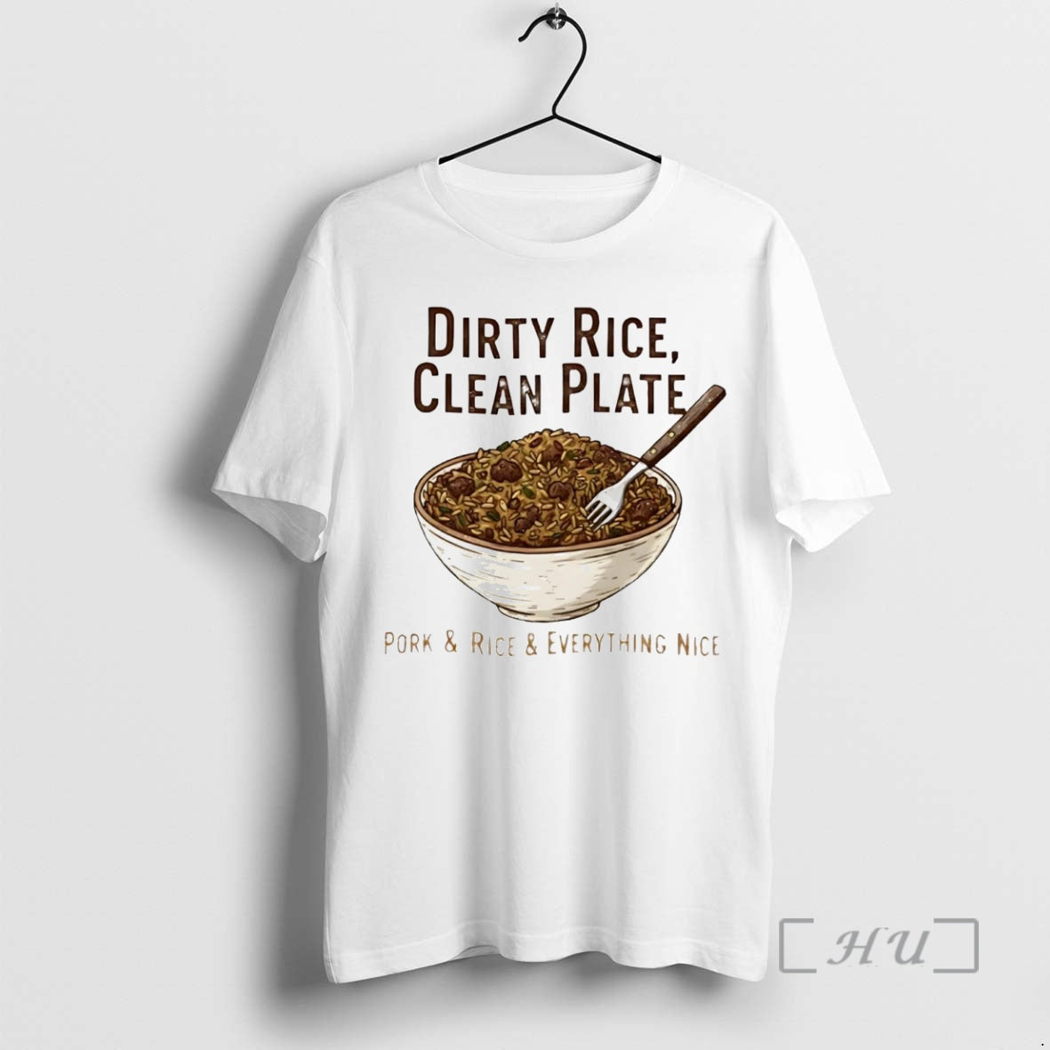 Officials Dirty Rice Clean Plate Pork And Rice Everything Nice Shirt Hoodie Sweatshirt | PurePodTees.com
