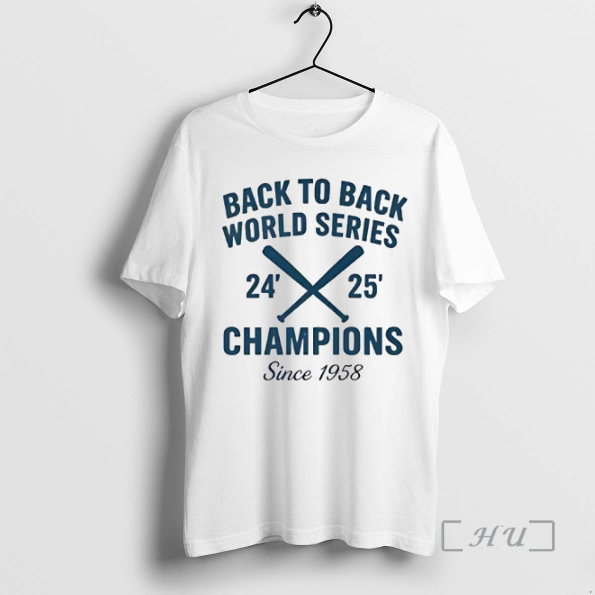 Officials Dodgers 24 25 Back To Back World Series Champions Since 1958 Shirt Hoodie Sweatshirt | PurePodTees.com