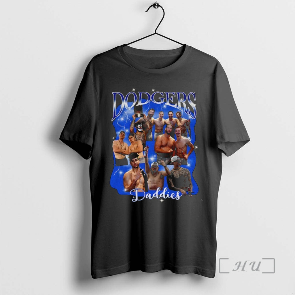 Officials Dodgers Daddies 2025 World Series Los Angeles Dodgers Mlb Champions Graphic Shirt Hoodie Sweatshirt