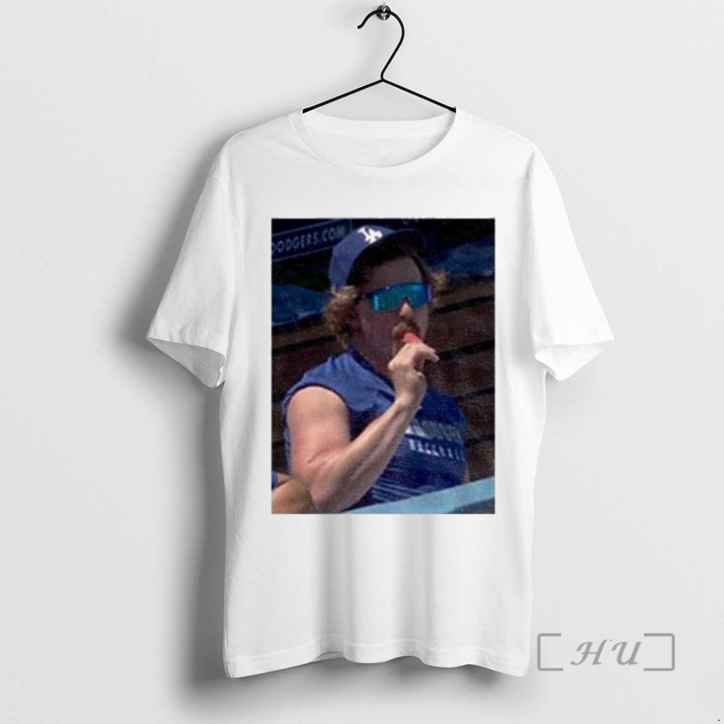 Officials Dodgers Kike Hernandez Popsicle Photo Shirt Hoodie Sweatshirt | PurePodTees.com
