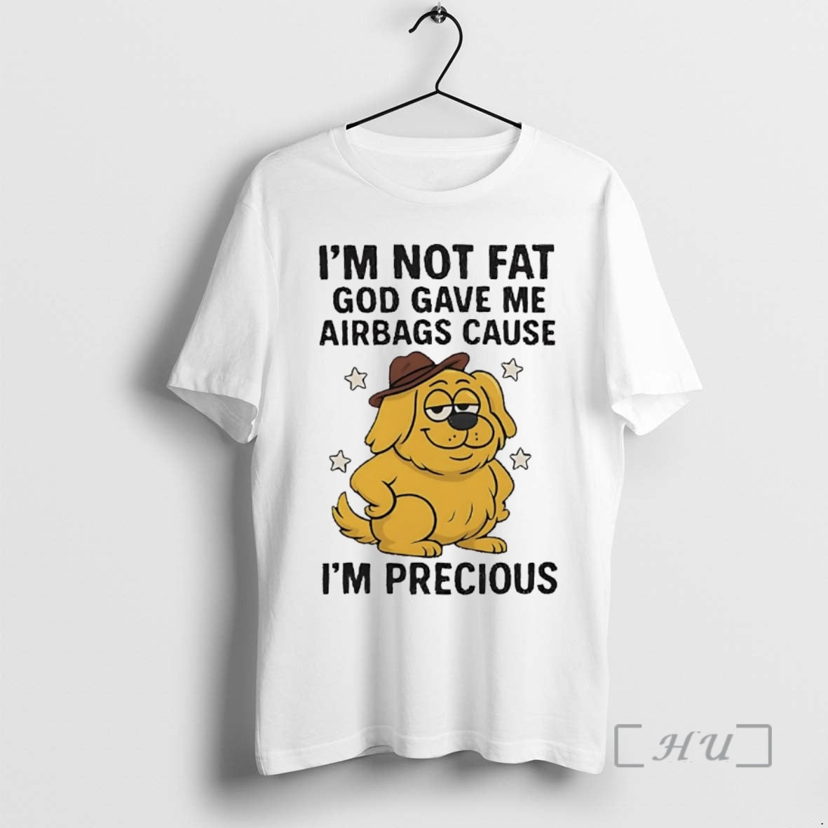 Officials Dog Im Not Fat God Gave Me Airbags Cause Shirt Hoodie Sweatshirt | PurePodTees.com