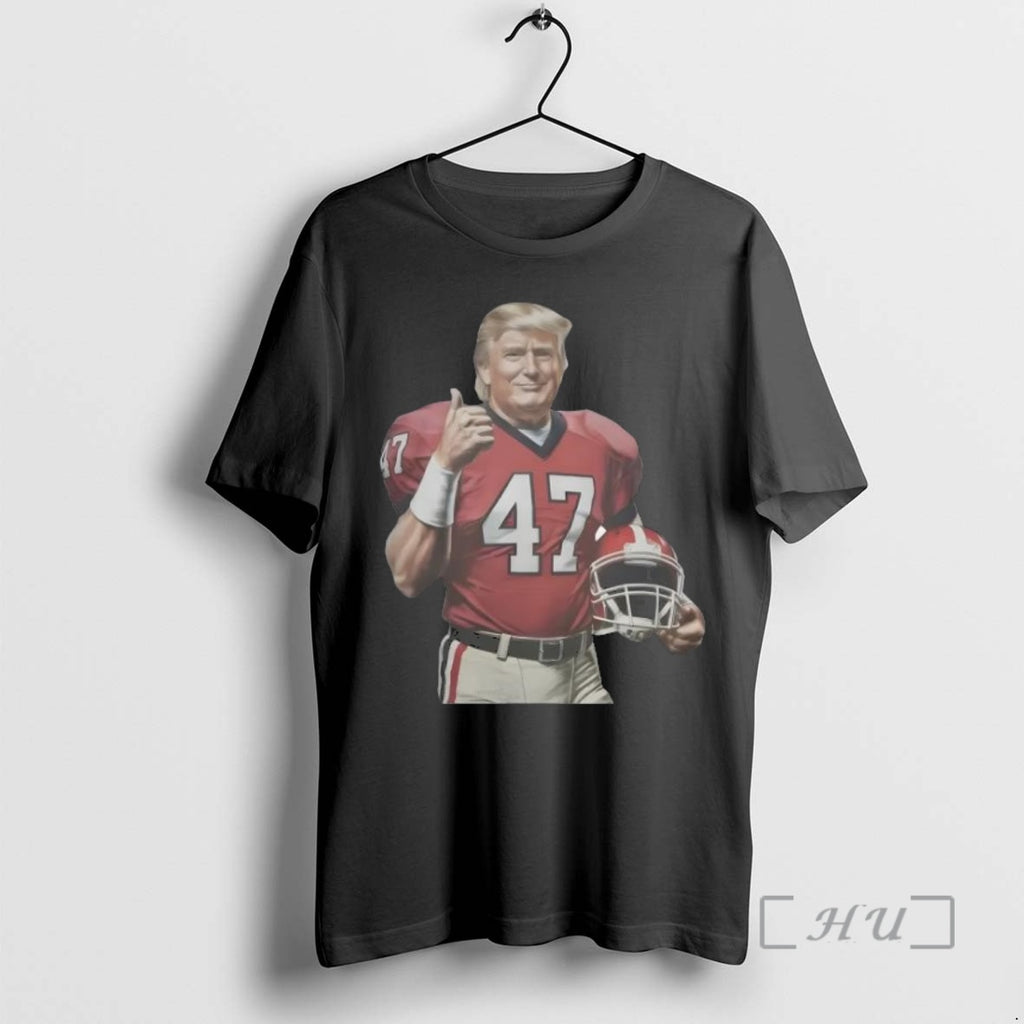 Officials Donald Trump 47 Georgia Bulldogs Football Shirt Hoodie Sweatshirt | PurePodTees.com