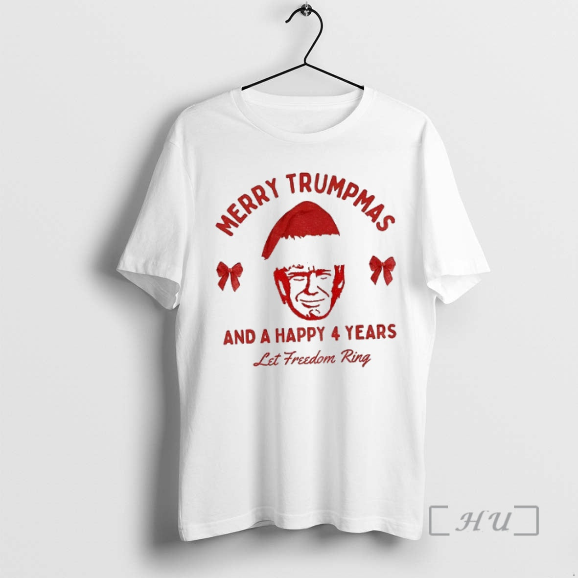 Officials Donald Trump Merry Trumpmas And A Happy 4 Years Let Freedom Ring Premium Shirt Hoodie Sweatshirt | PurePodTees.com