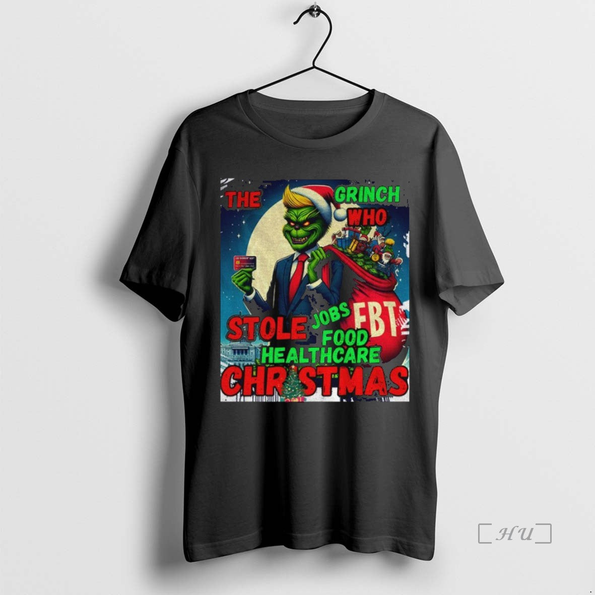 Officials Donald Trump The Grinch Who Stole Christmas 2025 Shirt Hoodie Sweatshirt | PurePodTees.com