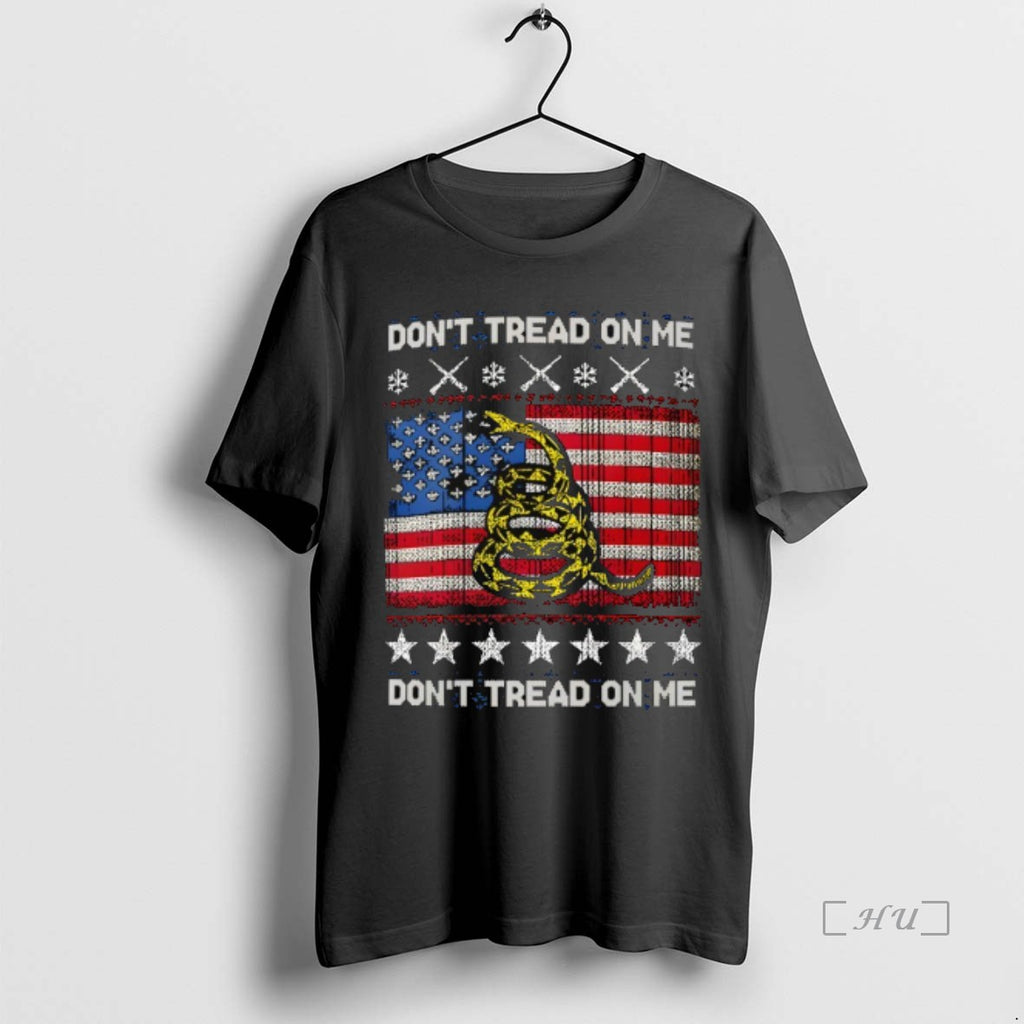 Officials Dont Tread On Me Snake Gadsden In American Flag Shirt Hoodie Sweatshirt | PurePodTees.com