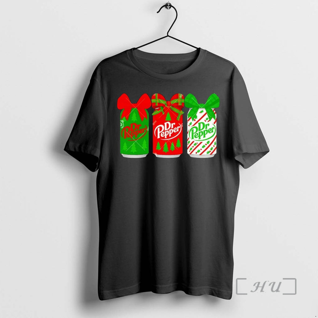 Officials Dr Pepper Coquette Bow Christmas Shirt Hoodie Sweatshirt | PurePodTees.com
