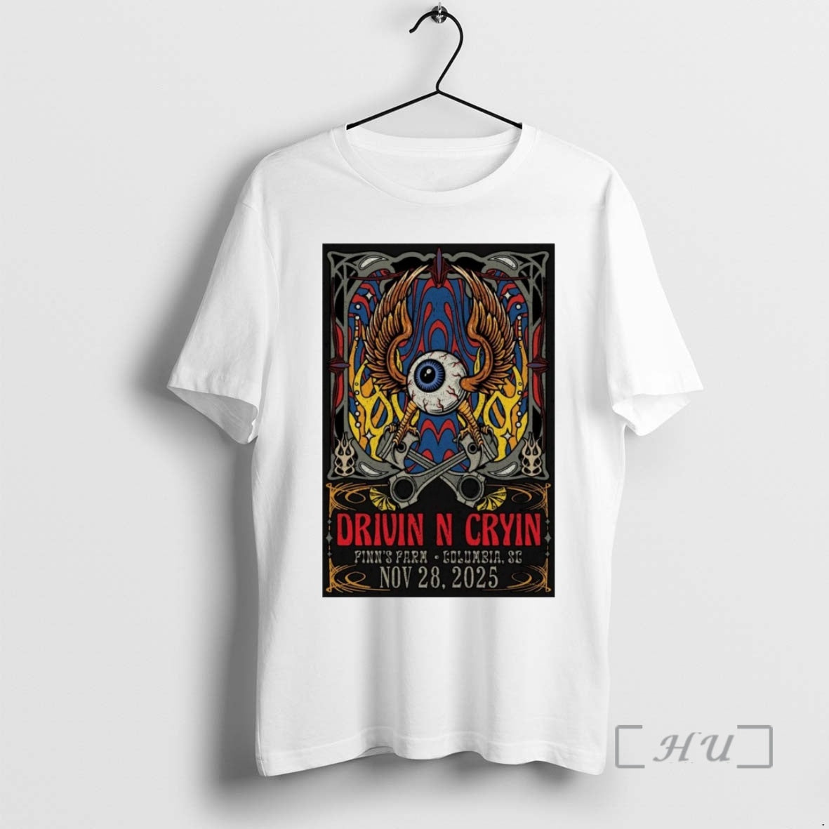Officials Drivin N Cryin Finns Farm Columbia Sc November 28 2025 Fanart Shirt Hoodie Sweatshirt | PurePodTees.com