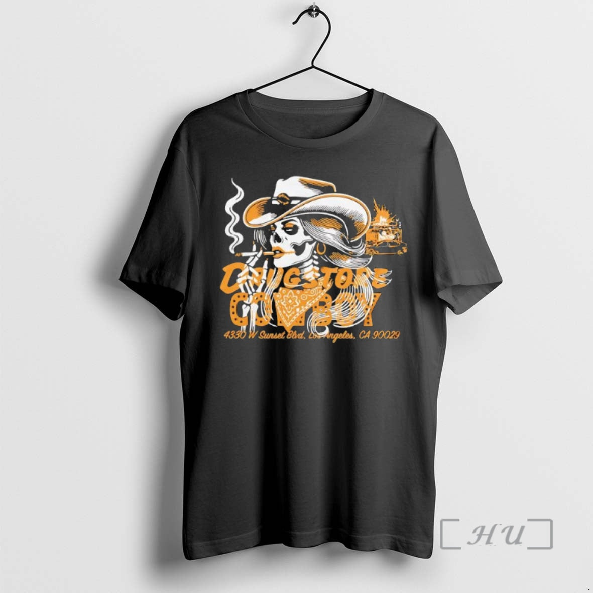 Officials Drugstore Cowboy 4330 W Sunset Blvd Los Angeles Black Shirt Hoodie Sweatshirt | PurePodTees.com