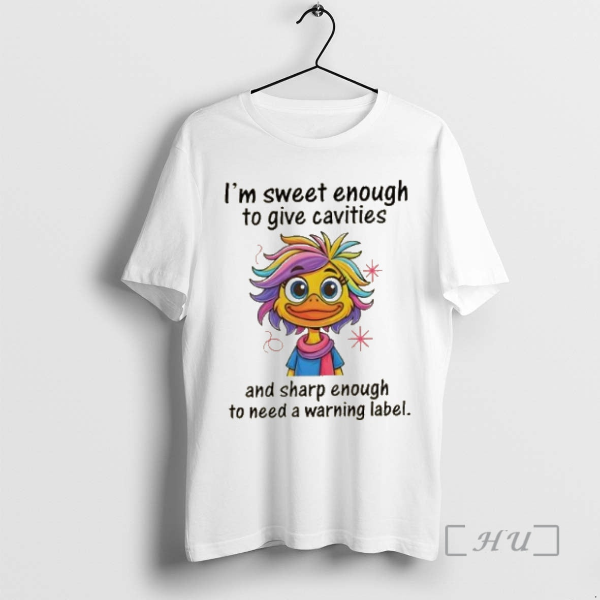 Officials Duck Im Sweet Enough To Give Cavities And Sharp Enough To Need A Warning Shirt Hoodie Sweatshirt | PurePodTees.com
