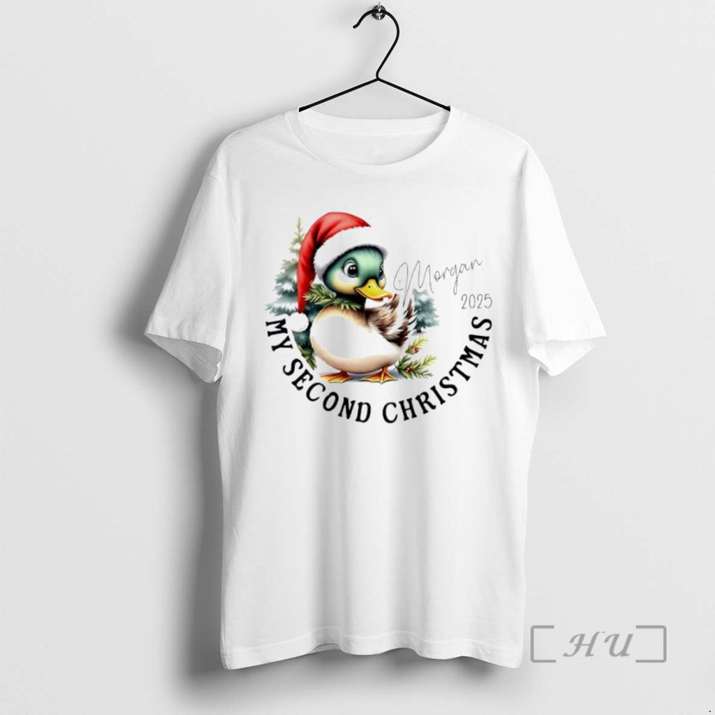 Officials Duck Cute Cartoon Christmas 2025 Personalized Ornaments White Shirt Hoodie Sweatshirt | PurePodTees.com