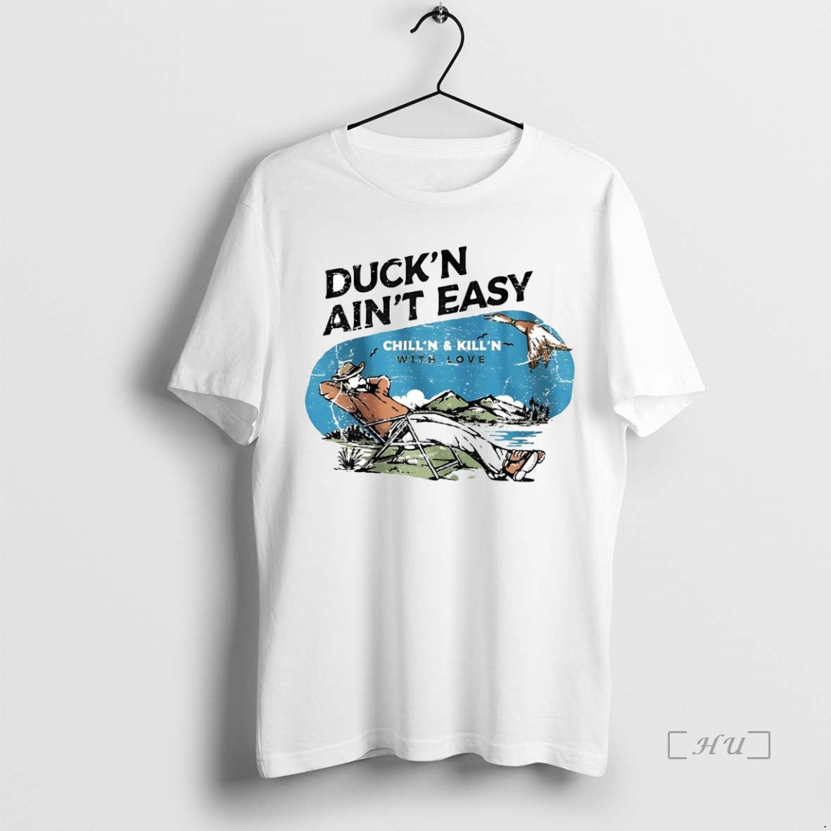 Officials Duckin Aint Easy Chilln And Killn With Love Live Dirty Die Cowboy Premium Shirt Hoodie Sweatshirt | PurePodTees.com