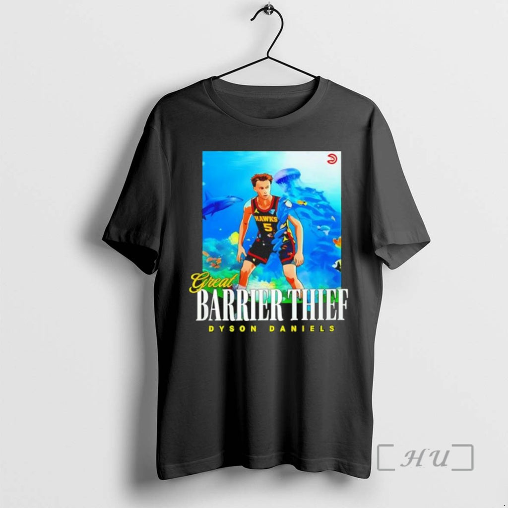 Officials Dyson Daniels Atlanta Hawks Great Barrier Thief T Shirt Sweater