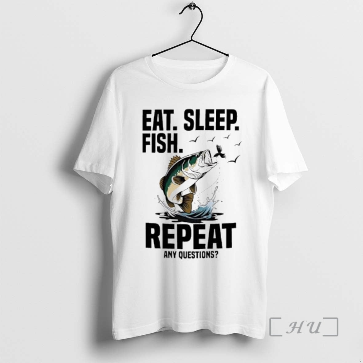 Officials Eat Sleep Fish Repeat Shirt Hoodie Sweatshirt | PurePodTees.com