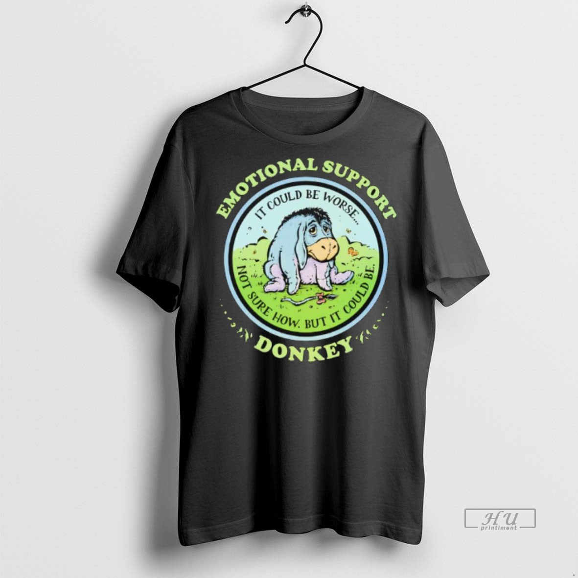 Officials Emotional Support Donkey It Could Be Worse Not Sure How But It Could Be Shirt Hoodie Sweatshirt | PurePodTees.com