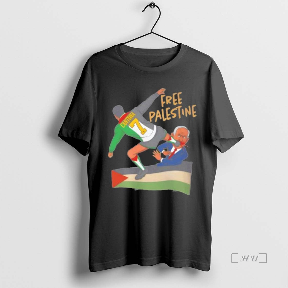 Officials Eric Cantona Free Palestine Shirt Hoodie Sweatshirt | PurePodTees.com