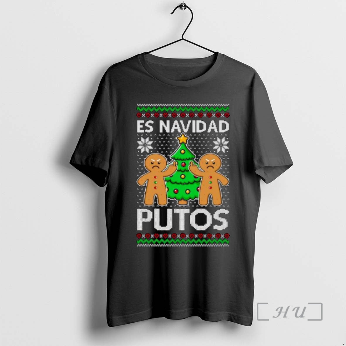 Officials Es Navidad Putos Ugly Christmas Ornaments Shirt Hoodie Sweatshirt | PurePodTees.com
