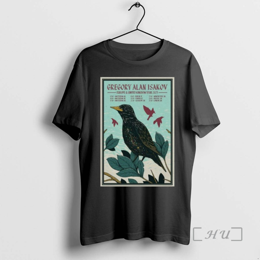 Officials Europe And United Kingdom Tour 2025 Gregory Alan Isakov Long Sleve T Shirt Sweater