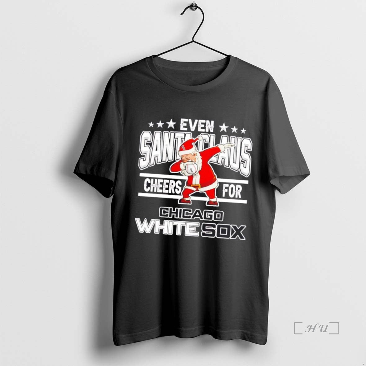 Officials Even Santa Claus Cheers For Chicago White Sox Christmas Shirt Hoodie Sweatshirt | PurePodTees.com