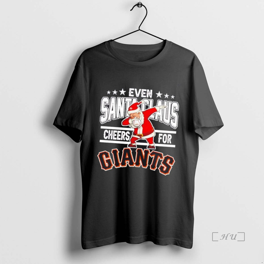 Officials Even Santa Claus Cheers For San Francisco Giants Christmas Shirt Hoodie Sweatshirt | PurePodTees.com