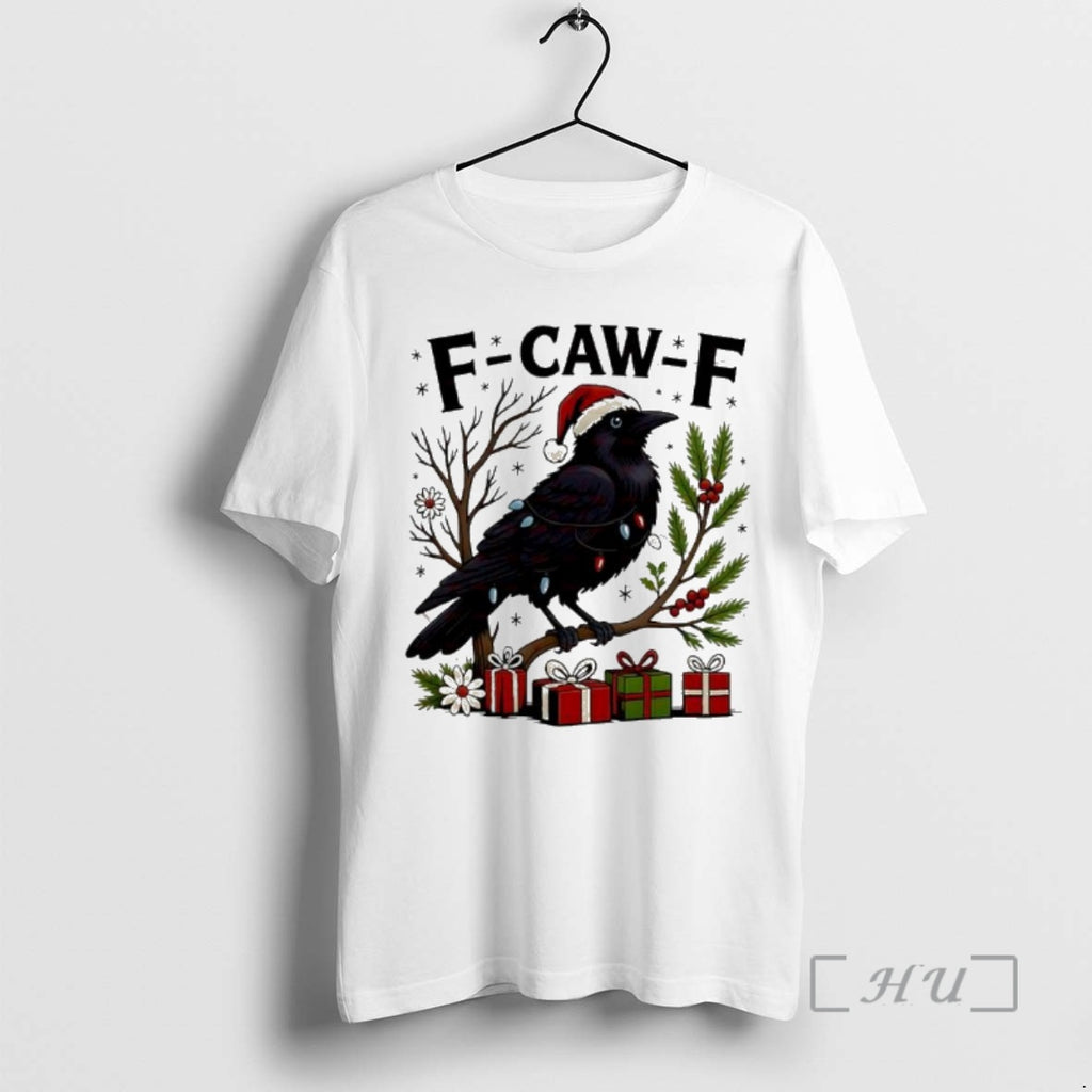 Officials F Caw F Christmas Crow 2025 Shirt Hoodie Sweatshirt | PurePodTees.com