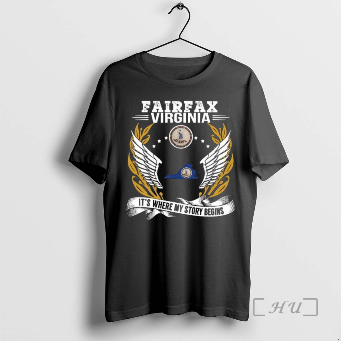Officials Fairfax Virginia Its Where My Story Begins Shirt Hoodie Sweatshirt | PurePodTees.com