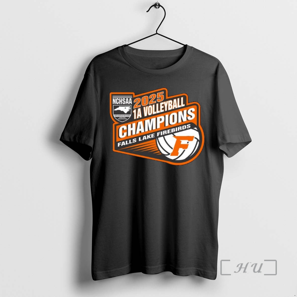 Officials Falls Lake Firebirds 2025 Nchsaa 1a Volleyball Champions Ornaments Shirt Hoodie Sweatshirt | PurePodTees.com
