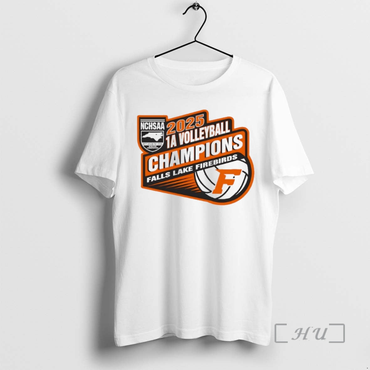 Officials Falls Lake Firebirds 2025 Nchsaa 1a Volleyball Champions Shirt Hoodie Sweatshirt | PurePodTees.com