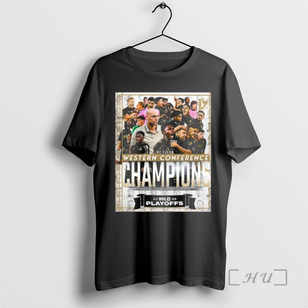 Officials Fc Tulsa Team 2025 Usl Western Conference Champions Shirt Hoodie Sweatshirt | PurePodTees.com