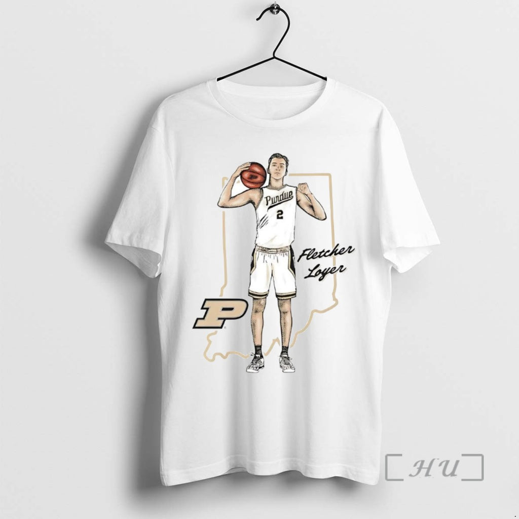 Officials Fletcher Loyer Illustrated Purdue Boilermakers T Shirt Sweater