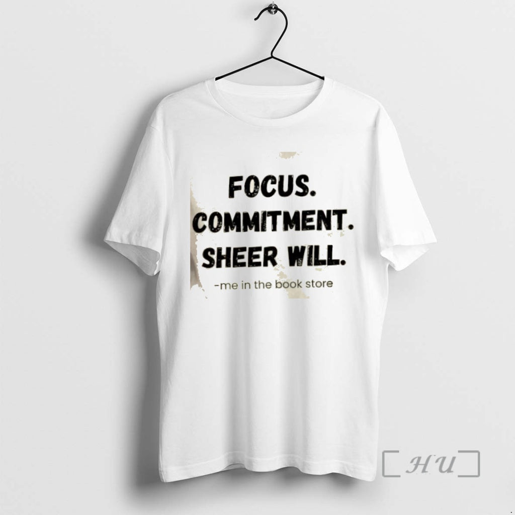 Officials Focus Commitment Sheer Will Me In The Book Store