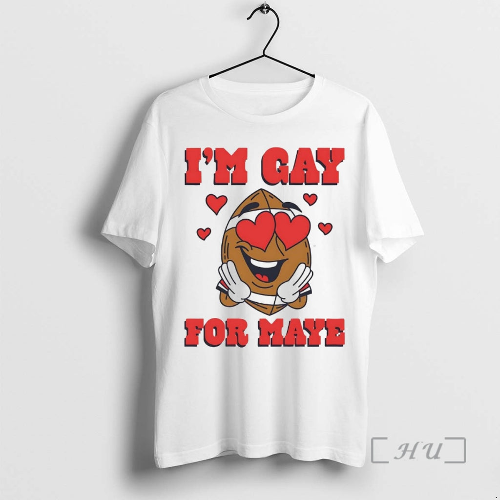 Officials Football I Gay For Drake Maye Shirt Hoodie Sweatshirt | PurePodTees.com
