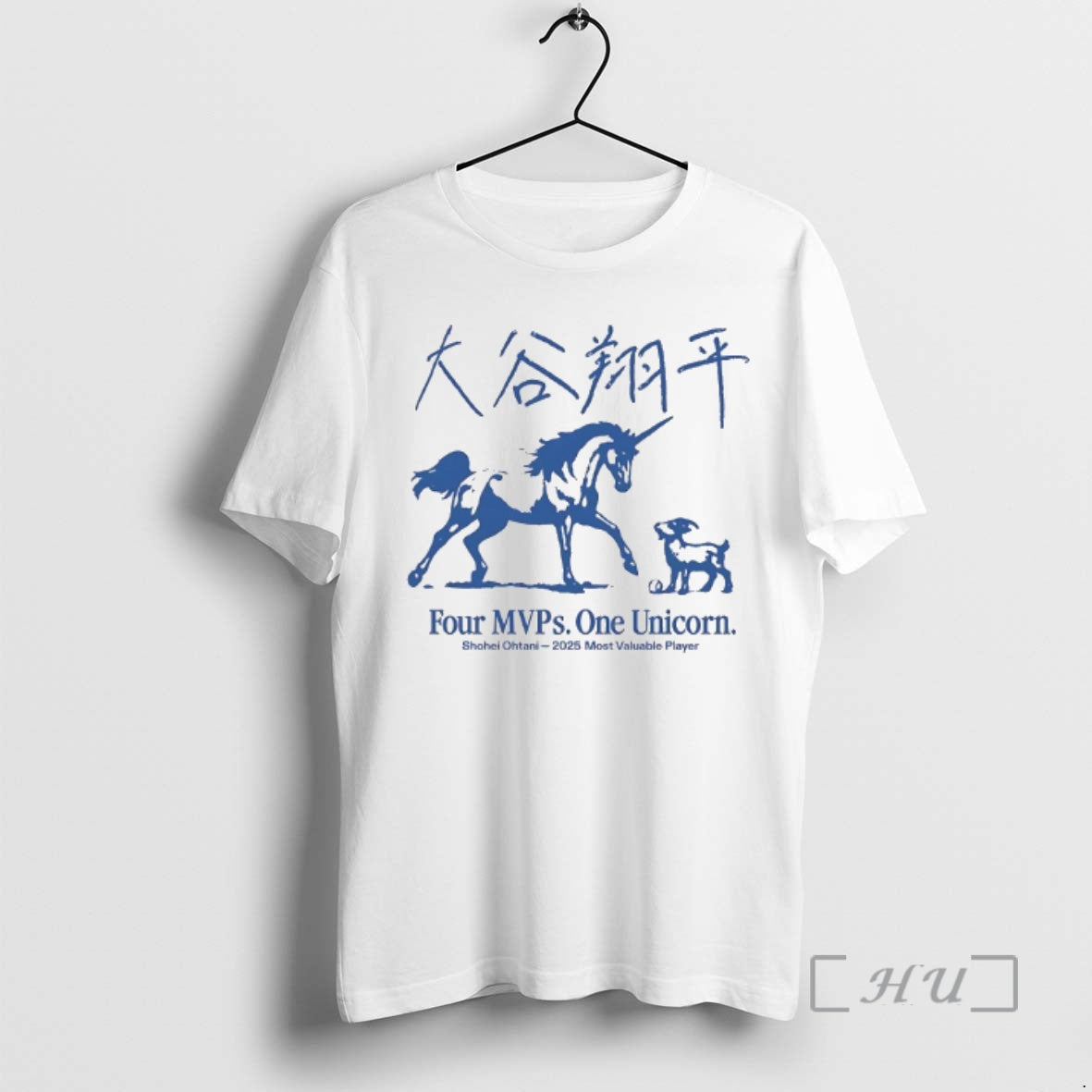 Officials Four Mvps One Unicorn Shohei Ohtani 2025 Mvp Shirt Hoodie Sweatshirt | PurePodTees.com