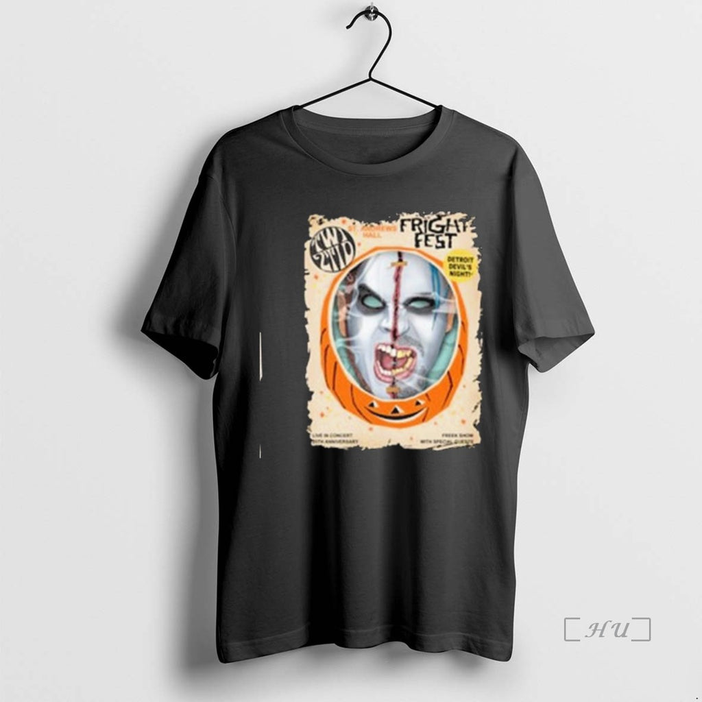 Officials Fright Fest 2025 Mask Event Long Sleve Shirt Hoodie Sweatshirt | PurePodTees.com