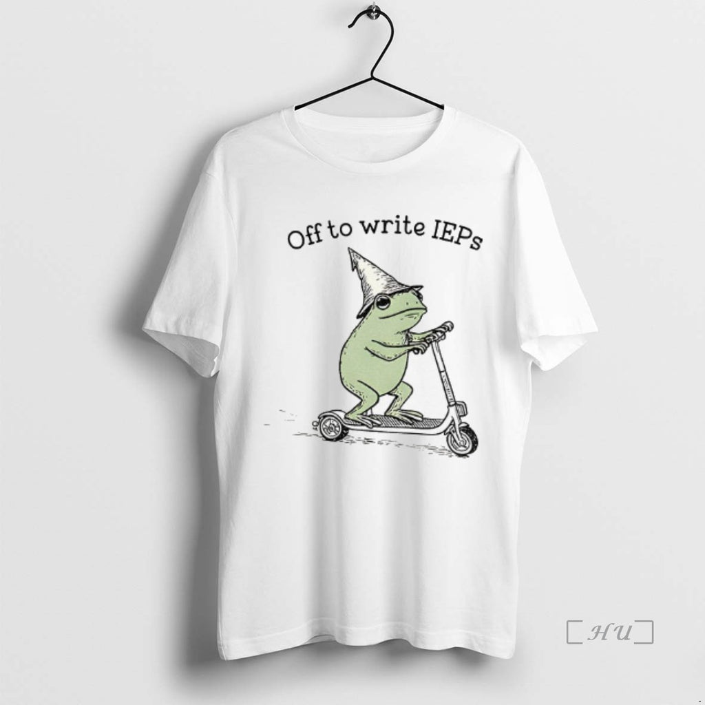 Officials Frog Scooter Off To Write Ieps Shirt Hoodie Sweatshirt | PurePodTees.com