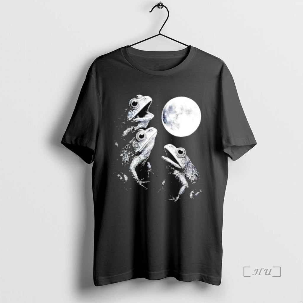 Officials Frogs Howling To Moon Shirt Hoodie Sweatshirt | PurePodTees.com