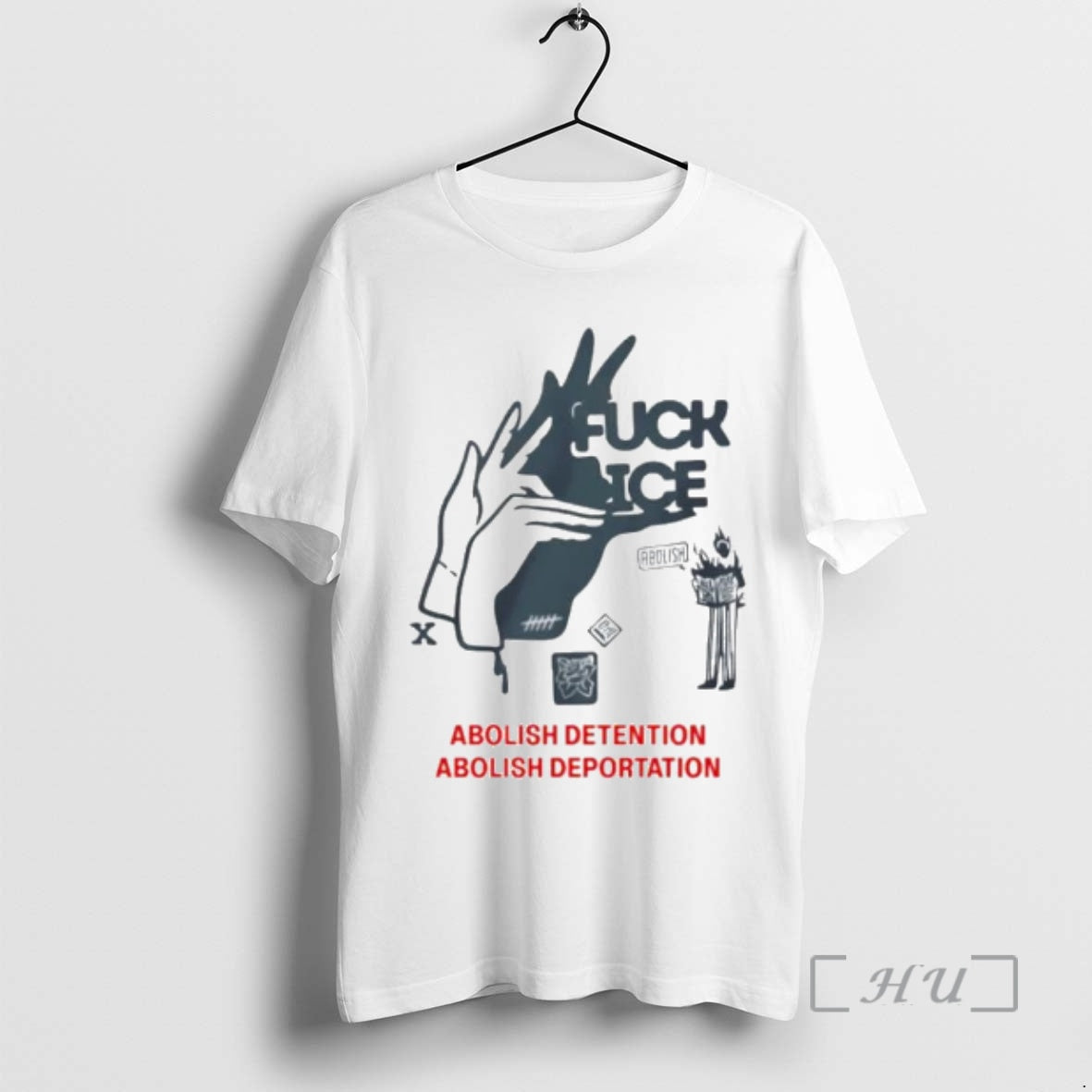 Officials Fuck Ice Abolish Detention Abolish Deportation Ornaments Shirt Hoodie Sweatshirt | PurePodTees.com
