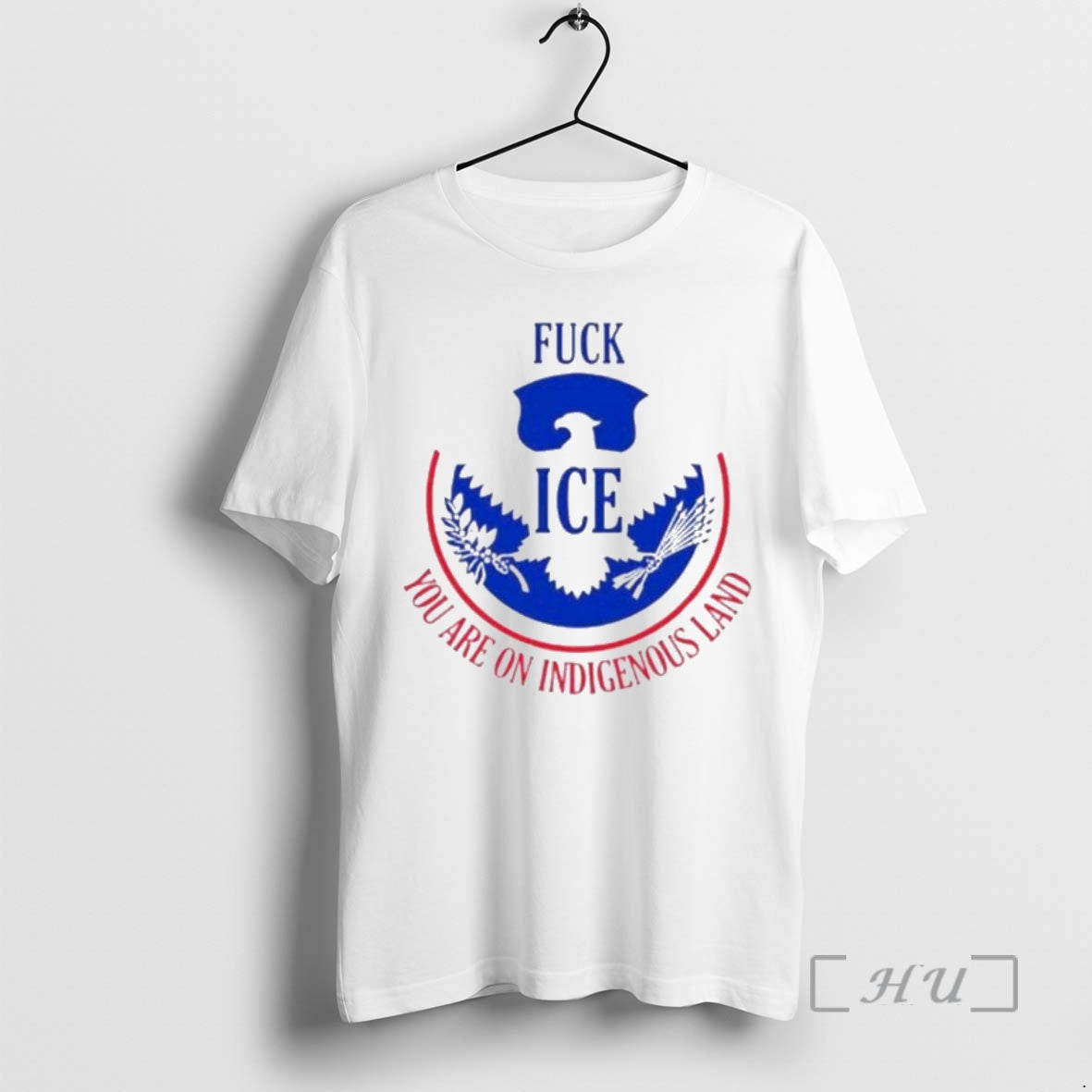 Officials Fuck Ice You Are On Indigenous Land Shirt Hoodie Sweatshirt | PurePodTees.com