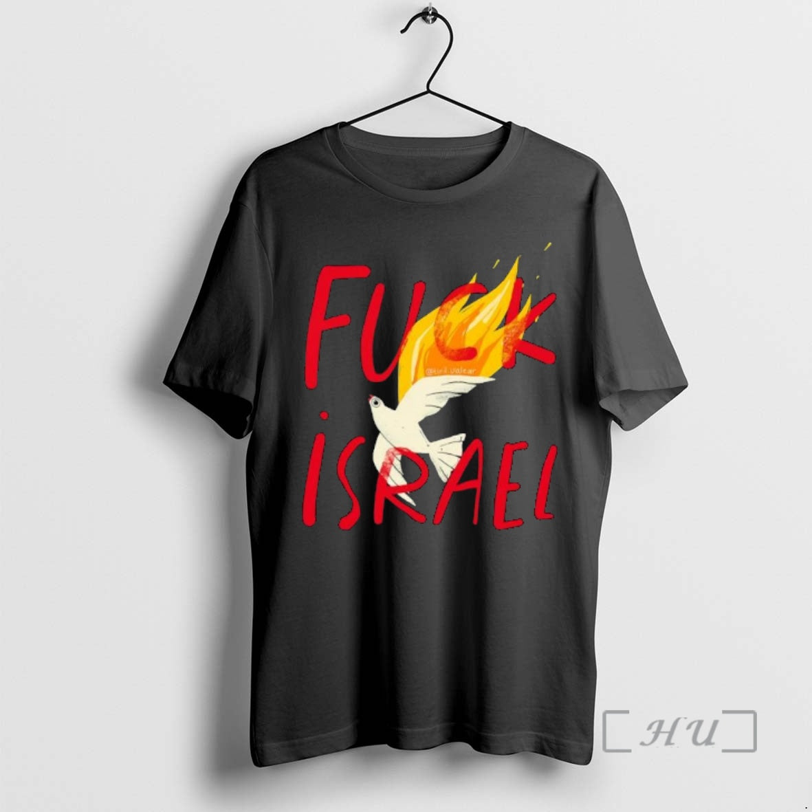 Officials Fuck Israel White Dove Shirt Hoodie Sweatshirt | PurePodTees.com
